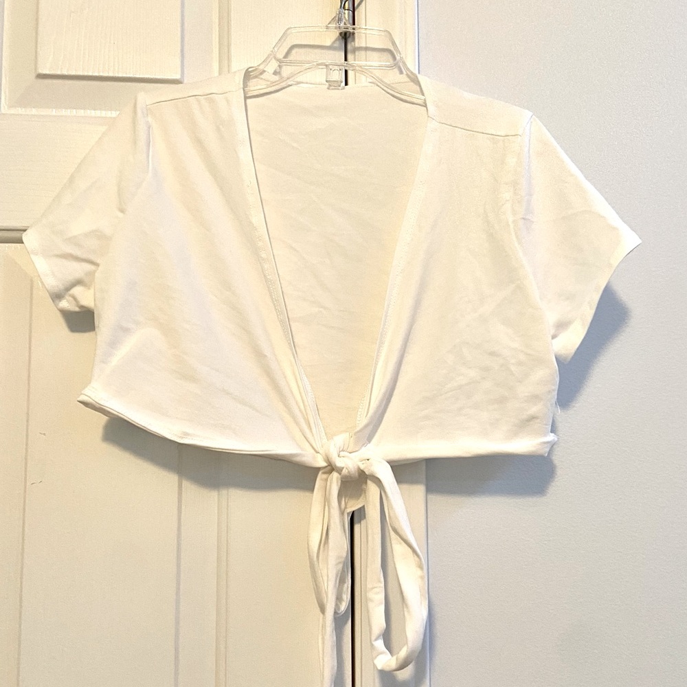 SHEIN Tie Top